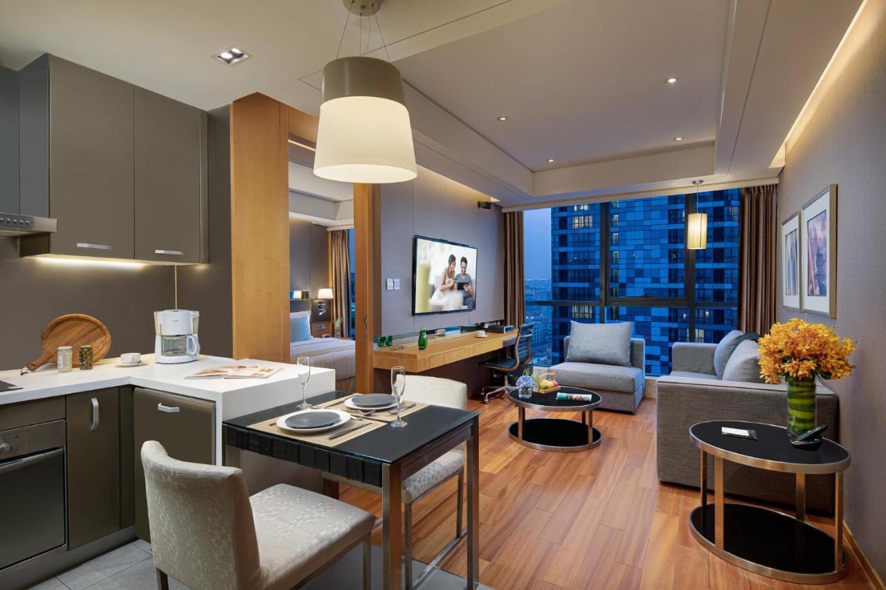 Ferienwohnung Ascott Raffles City Peking Exterior foto