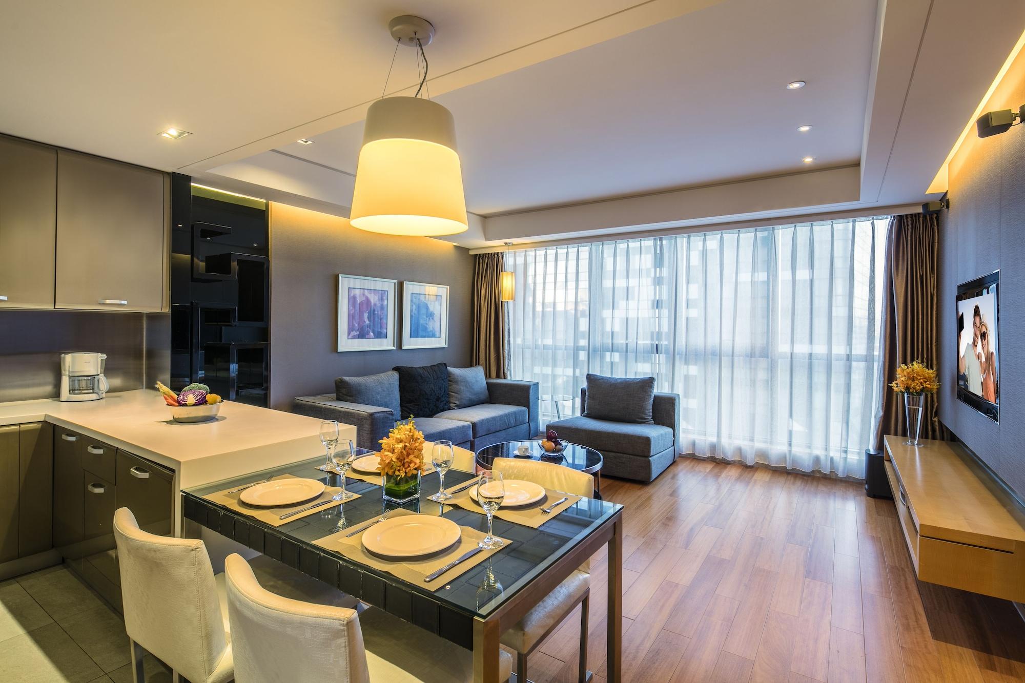 Ferienwohnung Ascott Raffles City Peking Exterior foto