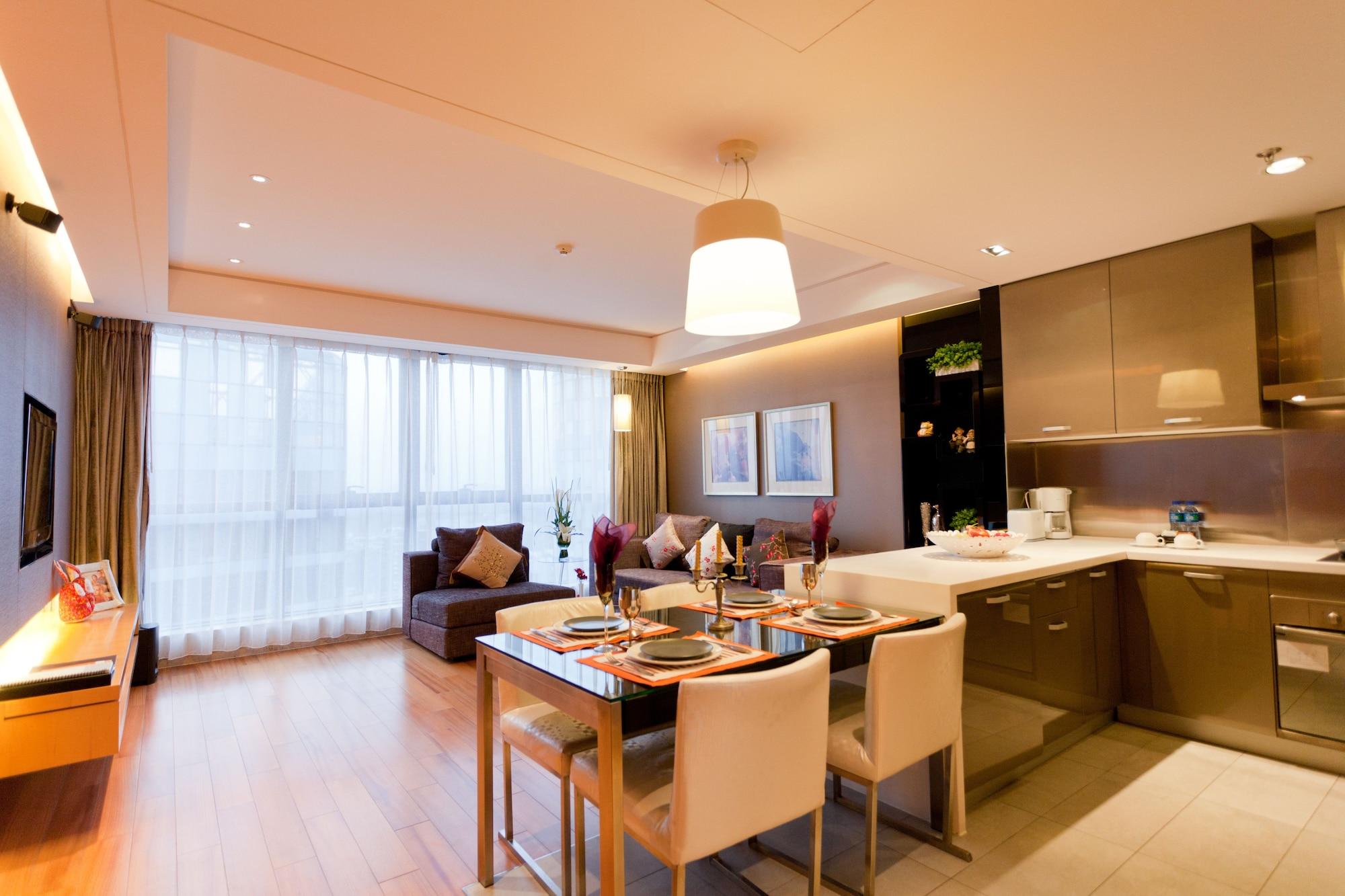 Ferienwohnung Ascott Raffles City Peking Exterior foto